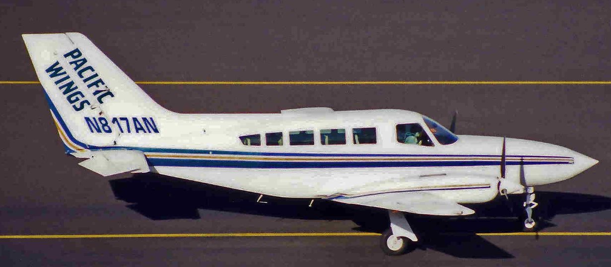Pacific Wings Cessna 402 N817AN taxiing